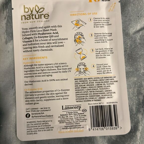 Puremi Collagen Firming Mask and hydro firm lace by nature skincare mask - Picture 6 of 6